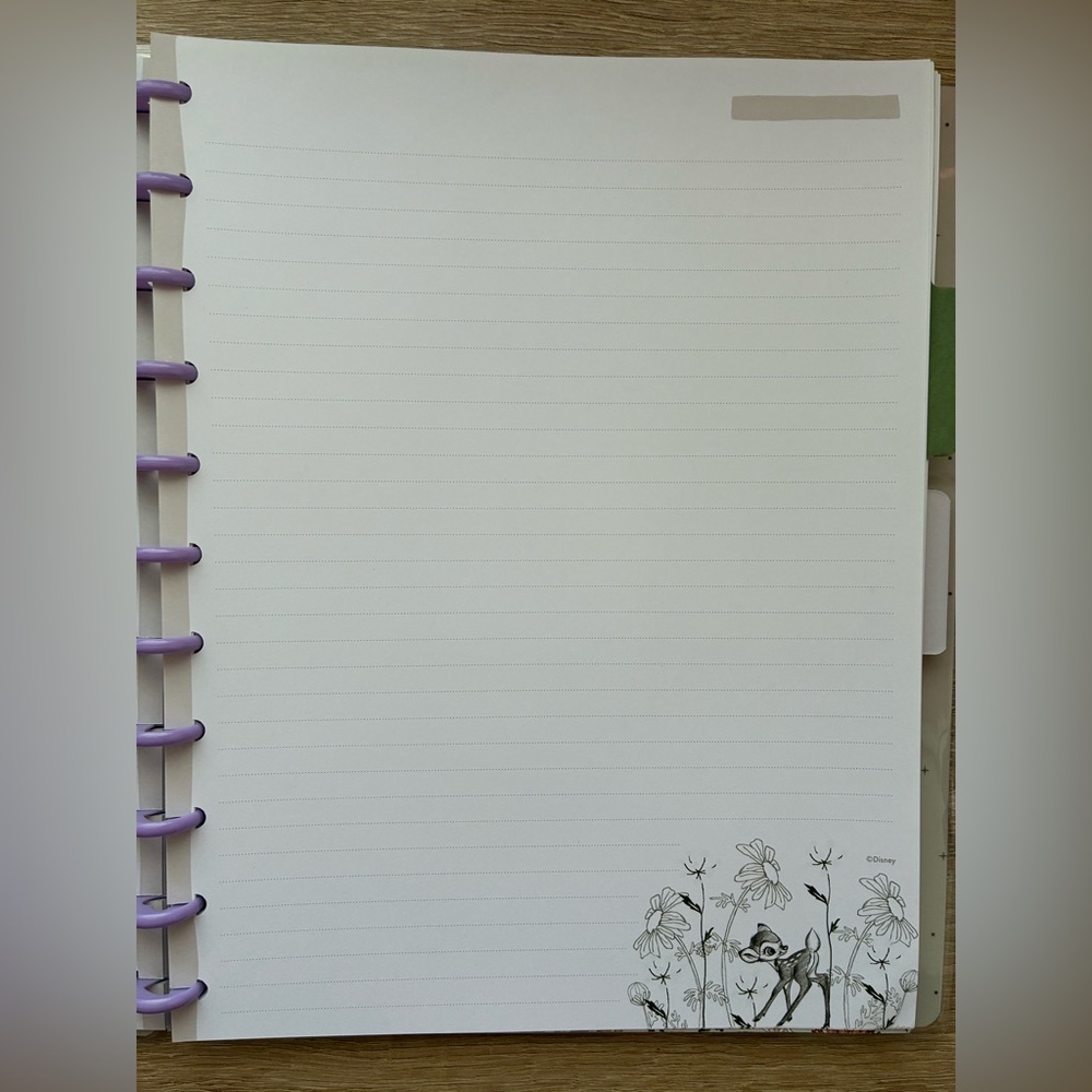 Happy Planner Bambi Big Dotted Lined Notebook - 60 Sheets - Disney 🦌✨🦌✨🦌 - Picture 3 of 11